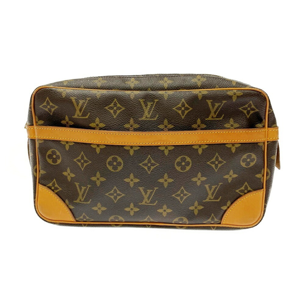 LOUIS VUITTON Monogram Compiegne Shoulder Bag Brown